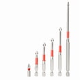 thumbnail image 2 of CQCYD 6Pcs S2 PH2 Phillips Screwdriver Bit Set, Impact Anti Slip Star Drill Bits for Power Driver, 1/4 Inch Hex Shank, High Hardness Alloy Steel, Multiple Lengths 25‑150mm for Woodworking and Repair, 2 of 9