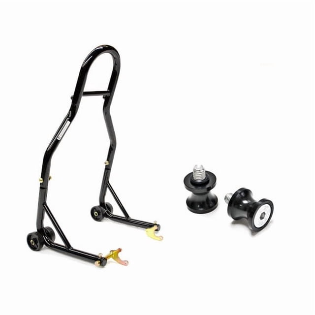 Venom Support de Levage Arrière pour Moto - avec Bobines Compatible avec Suzuki GSX-R 750 1992-2011
