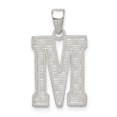 thumbnail image 2 of 925 Sterling Silver Dainty Letter M Initial Name Monogram Necklace Charm Pendant, 2 of 8