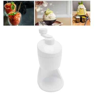 Machine à Broyeur de Glace, Rasoir à Glace Machine à Cônes de Neige Fabricant de Slush en Acier Inoxydable 420 Sécuritaire pour la Maison l'Extérieur Usage Commercial
