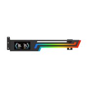 Z-X6 ARGB 5V 3PIN graphics card bracket adjustable height AURA SYNC computer graphics card VGA bracket GPU Holde Black