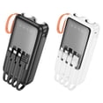 thumbnail image 2 of BOROFONE BJ60A 20000mAh Flashlight Power Bank With 4 cables IP/Type-C Multiple outputs Power supply for Mobile phone LED display Black, 2 of 5