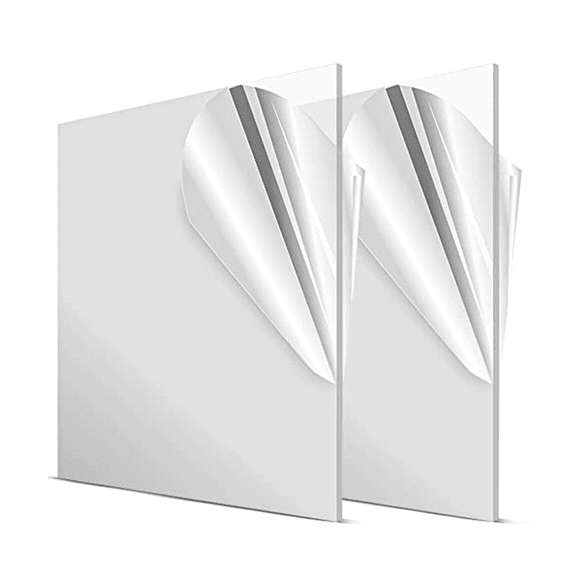 Acrylic Sheets 2 Plexiglass Sheets 1/8 Inch Thick Clear Acrylic Sheet Glass Panel Acrylic Board Craft & DIY Made 30x40cm