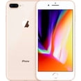 thumbnail image 1 of Refurbished Apple iPhone 8 Plus 4G - 128GB – Gold – 12MP Dual Rear & 7MP Front Camera - Fully Unlocked Smartphone - Fair Condition, 1 of 6