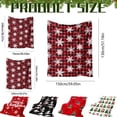 thumbnail image 3 of Décorations de Noël Couverture Extérieure Couverture Douillette en Molleton de Noël pour Enfants Couverture en Flanelle Douce et Pelucheuse avec Imprimés des Fêtes pour Canapé Lit Canapé Usage Intérieur et Extérieur Couverture en Polyester, 3 of 9