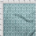 thumbnail image 3 of oneOone Velvet Sky Blue Fabric Damask Sewing Craft Projects Fabric Prints By Yard 58 Inch Wide, 3 of 4
