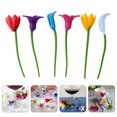 thumbnail image 2 of Miangastore Silicone Glass Identifier 6Pcs Wine Glass Charms For Christmas, 2 of 8