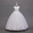 thumbnail image 4 of Kcodviy Spring and Summer New Plus Size Ballet Dress Children's Dress Puffy Dress for Girls for Party Princess Dress Girl Model Girls Dresses Short Sleeve Catwalk Dress Party Dress, 4 of 8