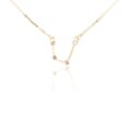 thumbnail image 2 of Ins Constellations Theme Friendship Necklace Rhinestone Comfortable Delicate with Display Card Pendant for Lover Festival Gifts Aquarius gold, 2 of 6