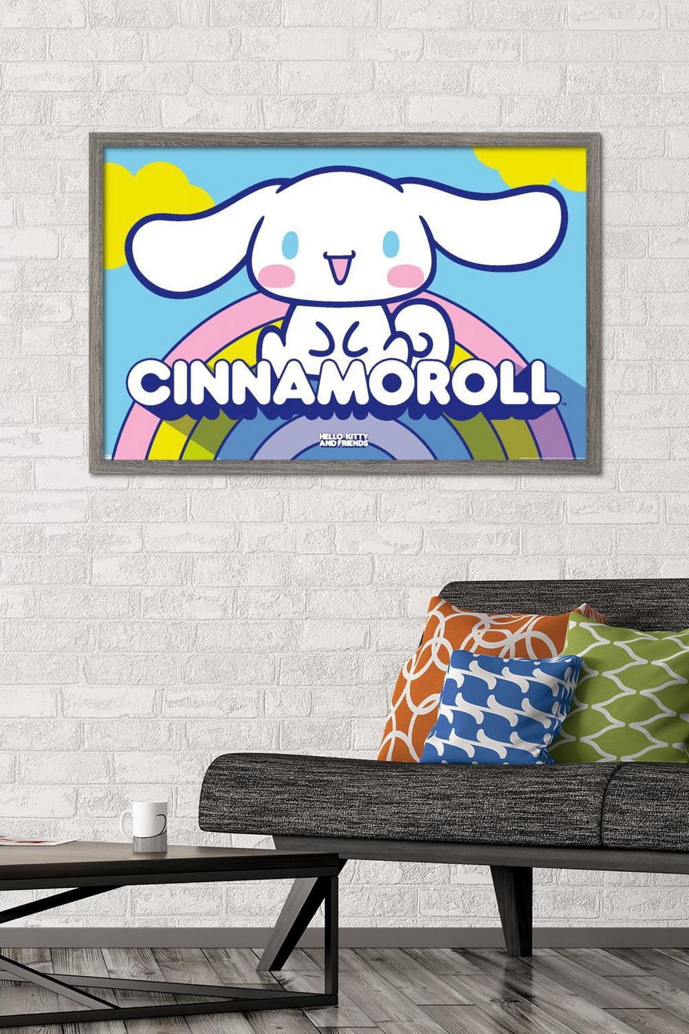 Hello Kitty and Friends: 22 Over The Rainbow - Cinnamoroll Wall Poster