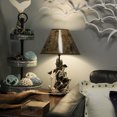 thumbnail image 2 of Pirate Skeleton Table Lamp, 21 Inch with Treasure Map Shade Halloween, 2 of 10
