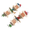 thumbnail image 2 of Chewing Toy Bird Biting Toy Bird Chewing Toy Natural Hanging  Cage Bite Toy For Small To Medium Sized Birds, 2 of 8