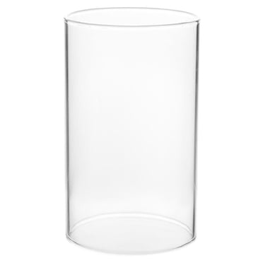 Clear Chimney Tube Glass Open Ended Candle Shade Glass Candle Shade Cover Candle Holder Sleeve