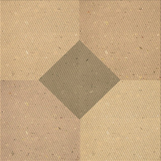 Ahgly Company Tapis d'Intérieur Lavable en Machine Carré Transitionnel Bronze Brun, 5 Pieds Carré