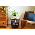 thumbnail image 3 of PRISP Timballa Storage Basket Table - Round Coffee Table, Side Table, End Table with Bamboo Lid, for Living Room, Bedroom, Patio & Balcony Decor, 3 of 8