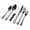 Black, variant on Stainless Steel Western Cutlery Dinner Spoon Hotel Steak Knife Household Knife Fork Spoon Fork Cutlery