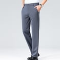 thumbnail image 1 of AherBiu Mens Dress Pants Pantalon Habillé pour Homme Taille Extensible Coupe Ajustée Pantalon de Complet avec Poches Extensible devant Plat, 1 of 5