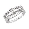 thumbnail image 1 of 0,20 Ct P.t. Rond Véritable Diamond Superbe Alliance Éternité pour Femmes en Platine Massif 950 Taille 3,5, 1 of 7