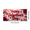 thumbnail image 3 of Valentine's Day Party Decoration Banner Heart Design Backdrop Event Photo Props Love Celebration Romance Gift Box Background, 3 of 4