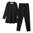 thumbnail image 4 of WENXIAOO Ensemble de Pyjama pour Tout-Petit 2 Pcs Robe à Manches Longues avec Pantalon Pyjama Tenue de Nuit Ensemble 4-5 Ans Pyjama Fille, 4 of 6