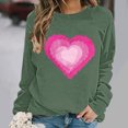thumbnail image 3 of Yuyuzo Sweatshirts for Women Plus Size Valentines Day Tops Fleece Lined Long Sleeve Loose Casual Fashion Pullover Shirts, 3 of 6