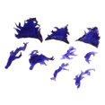 thumbnail image 1 of DIY Burning Flame Effect Action Figure Display Stand for Figure Display Dark Blue, 1 of 9