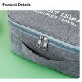 thumbnail image 4 of maytalsory Emergency Organizer Zipper Waterproof Household Empty Storage Bag Classification Dust-proof Students Pill Case for School Blue Large, 4 of 8