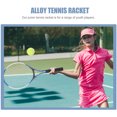 thumbnail image 3 of LOLIPPYY 1Set Junior Alloy Tennis Racket Black Nylon Lines for Improved Stroke Mechanics and Practice, 3 of 5