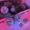 thumbnail image 3 of 72 Pcs Mirror Disco Ball Hanging, Glass Disco Ball Decor, Disco Decorations, for Holiday Decor with Rope, 3 of 8
