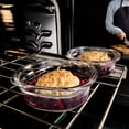thumbnail image 3 of Rubbermaid Brilliance Glass Round Leak-Proof 6-Piece Set Food Storage Containers with Lids, Meal Prep Containers, 3 of 6