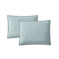 thumbnail image 2 of Mainstays Queen Comforter Set, Soft Lightweight & All Season, 3-Piece, Silver Blue, 2 of 12