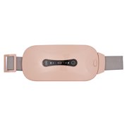 Amdohai Menstrual Heating Pad Portable USB Cable Cordless with 3 Heat Levels and 3 Vibration Massage Modes for Back Belly Pain Cramps for Women and Girl Pink