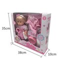 thumbnail image 4 of Ensemble de Poupée Bébé Créatif Simulation Poupée Bébé Réaliste Ensemble Poupée Jouet pour Enfants, 4 of 4