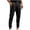 Grey, variant on Mens Casual Pants Elastic Waist Drawstring Lightweight Trousers Solid Color Outdoor Daily Pant with Pockets White S