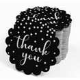 thumbnail image 4 of Inkdotpot Real Silver Foil Thank You Bridal Shower Tags Favor Hang Paper Tags 100 Pieces, 4 of 6
