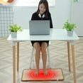 thumbnail image 4 of Vaidha Heated Floor Mat - Foot Warmer Under Desk, 11.8x19.7in Heated Feet Relaxation For Home Office Desk, Winter 110V Heating Pad With 3 Timers, 4 of 7