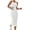 White, variant on Ltctricy Women's Bodycon Midi Dress Sleeveless Halter Crew Neck Ribbed Knit Slimming Summer Dresses Night out Tank Dress