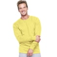 thumbnail image 1 of Hanes Beefy-T T-Shirt à Manches Longues pour Hommes, 3TG, Jaune, 1 of 1