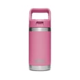 thumbnail image 2 of YETI Rambler Jr. 12 oz Kids Bottle, with Straw Cap, Harbor Pink, 2 of 4