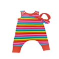 thumbnail image 3 of Baby Rainbow Romper Headband Clothes Outfit, 3 of 5