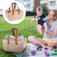 thumbnail image 2 of Birdeem Felts Baby Travel Storage Bag Portable Changing Table Organiser with Changeable Compartments Diaper Storage Bag for Diaper Toys Bottles Wipes Books, 2 of 6