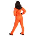 thumbnail image 4 of Orange Astronaut Jumpsuit Adult Costume | Space Explorer Costume, 4 of 6