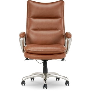 La-Z-boy Jenkins Executive Chair - 29-1/2" W x 31-1/2" D x 45"-48" H - Camel
