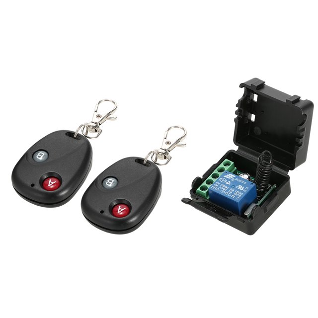 Riwcyla Smart Home 433Mhz DC 1CH Wireless Remote Switch Relay Universal Remote Control Switch Module and RF Remote Controls 1527
