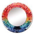 thumbnail image 2 of Designart « Euphonie de Méditation Colorée de l'Esprit » Miroir Rond Grand Multicolore Abstrait - Décor Mural Miroir Rond - Miroir Rond Imprimé Traditionnel 23 Pouces x 23 Pouces Pouces, 2 of 5