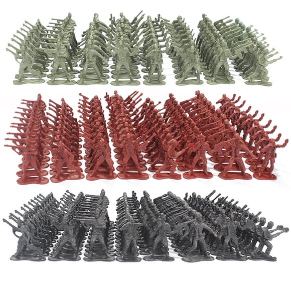 100Pcs Soldier Model Army Men Toy Soldiers Playset for Imaginative Play Educational Projects for Kids