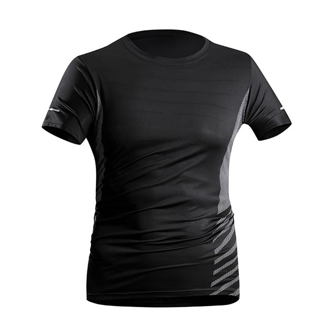 Birdeem Shirts for Men Mens Summer Short Sleeved Round Neck Top
