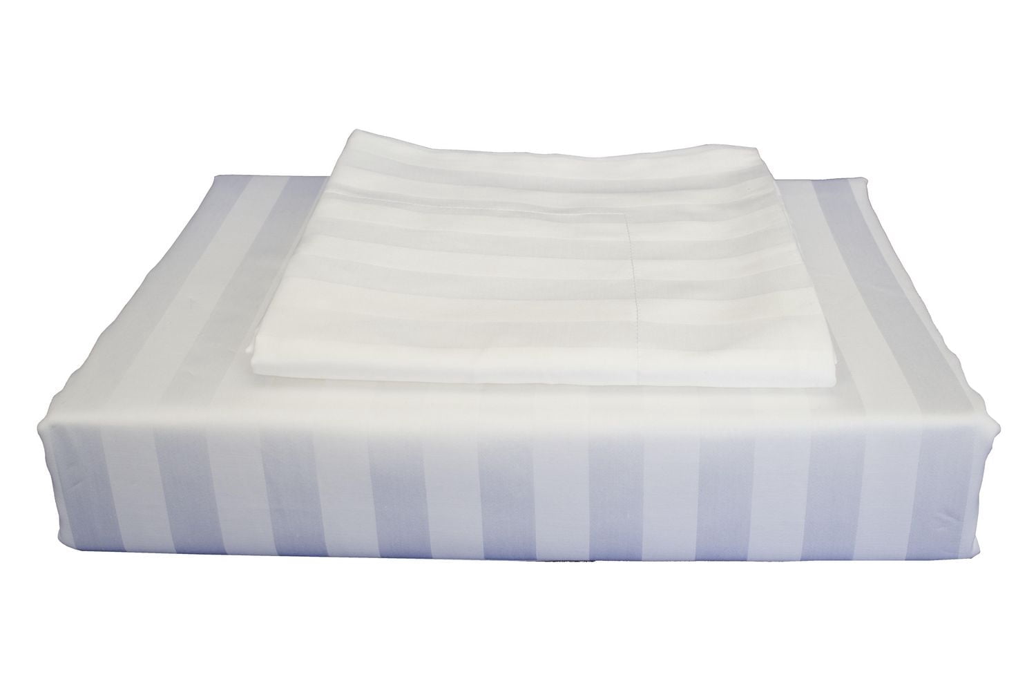 Ensemble de housse de couette à rayures en bambou Maholi
