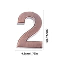 thumbnail image 3 of Address Numbers for Housesmodern House Numbers Mailbox Numbers 0-9 Self-Adhesive Street Door Home Address Metal Numbers for Outside Or Inside Signs Easy Install, 3 of 9