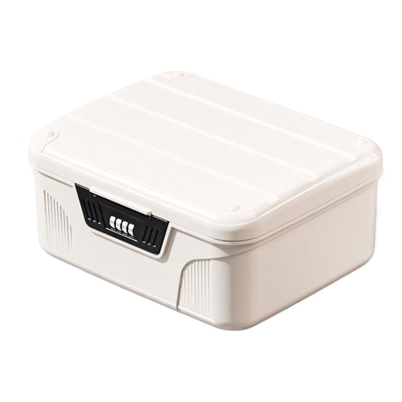 VONKY ABS Lock Box With Code Lockable Storage Solution For Medicines And Documents Food Safety Medication B